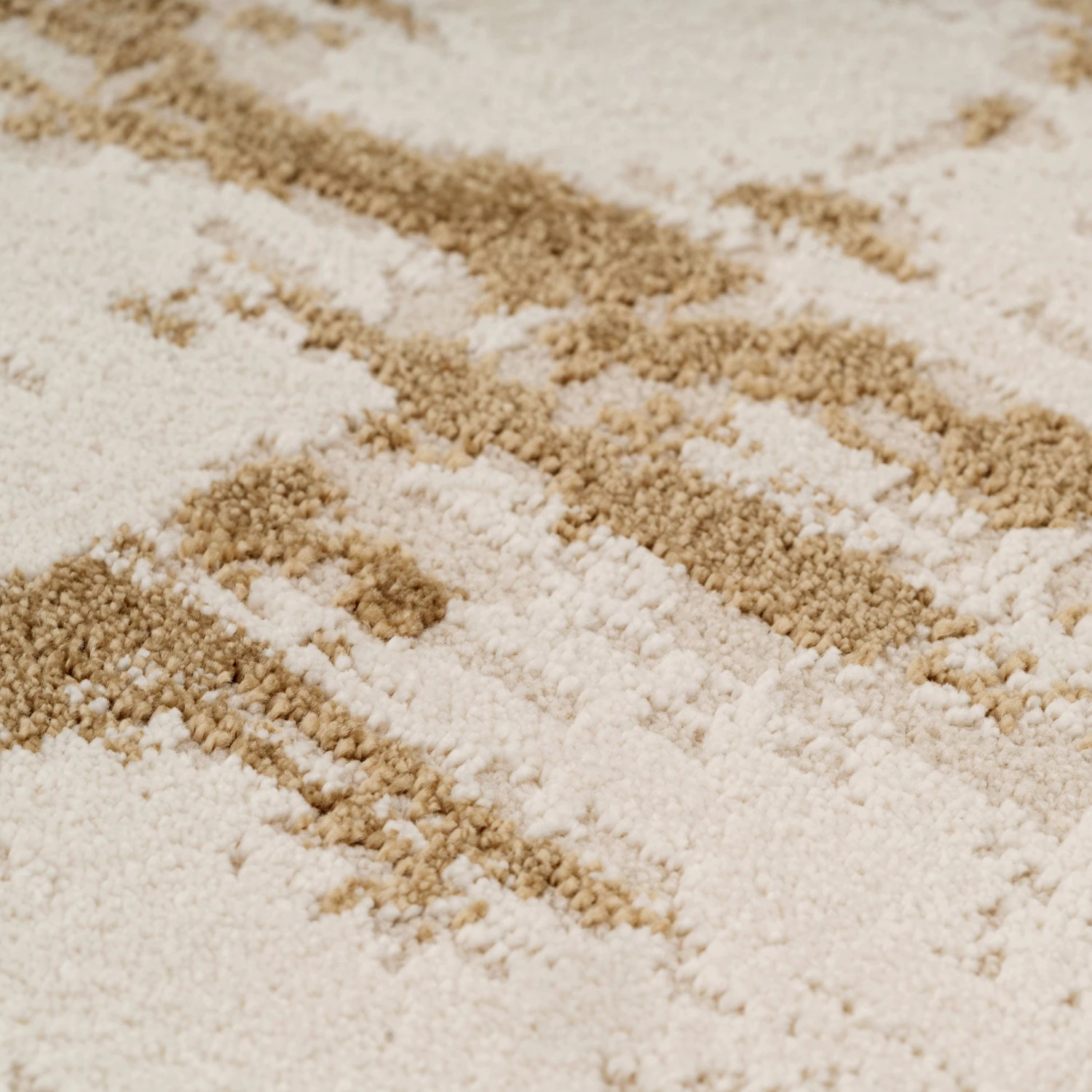 Distressed Brushstroke Beige Rug - Farah 8 Distressed Brushstroke Beige Rug - Farah - Image 6