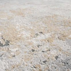 Modern Soft Grey Gold Distressed Abstract Hall Runner Rug 12 Modern Soft Grey Gold Distressed Abstract Hall Runner Rug -Kukoon Rugs Store Ludlow 20soft 20living 20room 20rug 20 110 5B4 5D