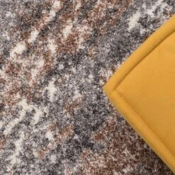 Brown Grey Distressed Mottled Shaggy Hall Runner Rug -Kukoon Rugs Store MURANO 20SHAGGY 20RUG 20234 20 106 5B3 5D