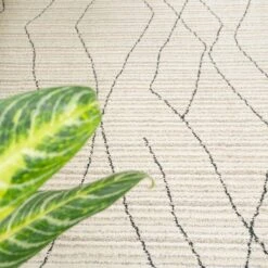 Cosy Soft Abstract Lined Beige Moroccan Berber Runner Rug 9 Cosy Soft Abstract Lined Beige Moroccan Berber Runner Rug -Kukoon Rugs Store Medini 20Cream 20Shaggy 20Rug 20 25 5B1 5D