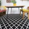 Black Moroccan Trellis Living Room Rug -Kukoon Rugs Store Milan 1799 BO11 Room Black Trellis Living Room Rug 2jpg 5B1 5D