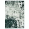 Green Distressed Living Room Rug -Kukoon Rugs Store Milan 3639 GG35 overhead