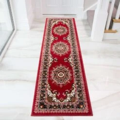 Red Traditional Medallion Living Room Rug -Kukoon Rugs Store Milan 4480 RO55 Room Red Traditional Medallion Living Room Rug 2jpg 5B3 5D
