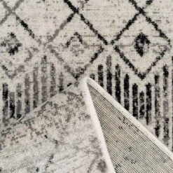 Grey Moroccan Tile Living Room Rug -Kukoon Rugs Store Moda 20Cheap 20Living 20Room 20Rugs 20 14 5B4 5D