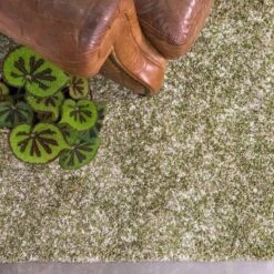 Mottled Mossy Fern Green Shaggy Rug 10 Mottled Mossy Fern Green Shaggy Rug -Kukoon Rugs Store Murano Fern Green Angle Mottled Shaggy Living Room Rug 4 5B1 5D