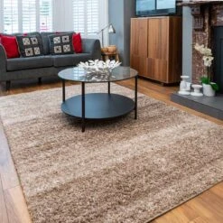 Light Brown Mottled Striped Shaggy Hall Runner Rug -Kukoon Rugs Store Murano 20baba 20 37 5B1 5D