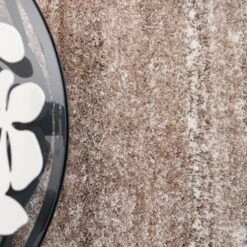 Light Brown Mottled Striped Shaggy Hall Runner Rug -Kukoon Rugs Store Murano 20baba 20 37 5B4 5D