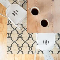 Cream Trellis Natural Jute Area Rug - Trellis -Kukoon Rugs Store Natura Jute Trellis Instagram Customer 2 5B3 5D