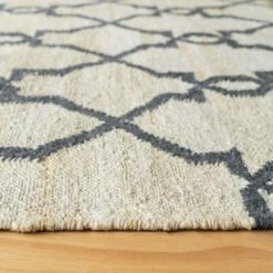 Cream Trellis Natural Jute Area Rug - Trellis -Kukoon Rugs Store Natura Jute Trellis Instagram Customer 2 5B4 5D