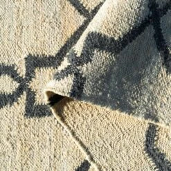 Cream Trellis Natural Jute Area Rug - Trellis -Kukoon Rugs Store Natura Jute Trellis Instagram Customer 2 5B5 5D