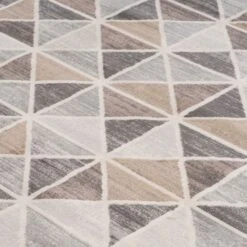 Beige Grey Multi Tile Area Rug -Kukoon Rugs Store Oscar Argyle Beige 08288 copy
