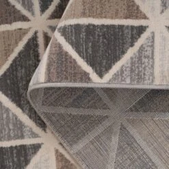 Beige Grey Multi Tile Area Rug -Kukoon Rugs Store Oscar Argyle Beige 08299 copy