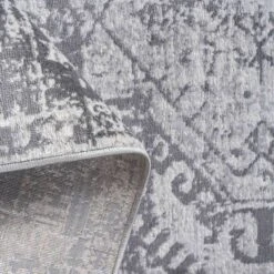 Grey Distressed Vintage Large Hall Runner Rugs -Kukoon Rugs Store Oscar 20rugs 20part 202 20 56 5B5 5D