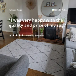 Washable Berber Trellis Rug - Sol 27 Washable Berber Trellis Rug - Sol -Kukoon Rugs Store REVIEWS.io Social Proof Image 1b75c7bb c685 435b a632 014bc4b96f37