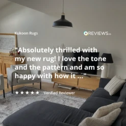 Flatwoven Washable Vintage Ivory Area Rug - Margot -Kukoon Rugs Store REVIEWS.io Social Proof Image 2 a7af31e8 1f94 43da a0e1 49354546dbea