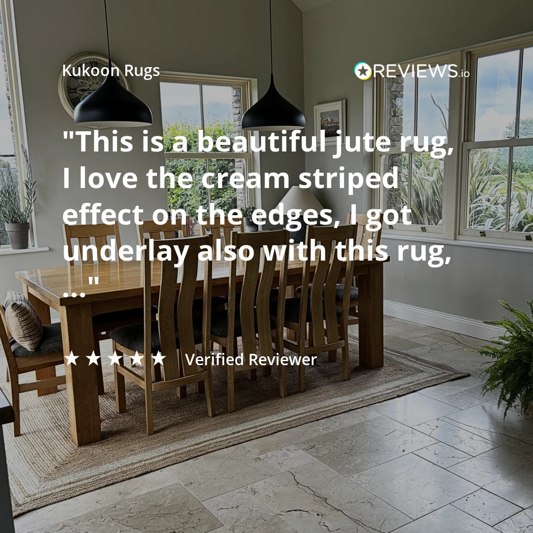 Natural Bordered Jute Rug - Laurel 10 Natural Bordered Jute Rug - Laurel - Image 9