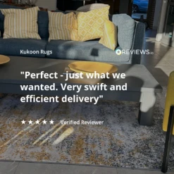 Distressed Ochre Yellow Pastel Soft Living Room Rug -Kukoon Rugs Store REVIEWS.io Social Proof Image 819afc2f b5ea 439b a18e 32461d7f9525