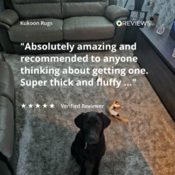 Premium Grey Shaggy Rug - Dove -Kukoon Rugs Store REVIEWS.io Social Proof Image ede60e8c 9244 4156 b651 0b6946cc171f