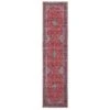Flatwoven Washable Red Oriental Runner - Tullow -Kukoon Rugs Store Renuu tullow RR 00162 overhead sq 1