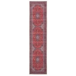 Flatwoven Washable Red Oriental Area Rug - Tullow -Kukoon Rugs Store Renuu tullow RR 00162 overhead sq