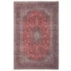 Flatwoven Washable Red Oriental Area Rug - Tullow -Kukoon Rugs Store Renuu tullow overhead sq
