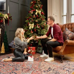 Flatwoven Washable Red Distressed Traditional Rug - Savanna 26 Flatwoven Washable Red Distressed Traditional Rug - Savanna -Kukoon Rugs Store Renuu Savanna Room web 3