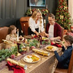 Flatwoven Washable Christmas Table Runner - Tullow -Kukoon Rugs Store Renuu Tullow Room web 2