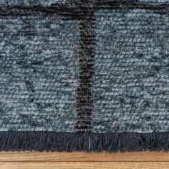 Reversible Distressed Light Blue Rug - Maze -Kukoon Rugs Store Reversible 20Living 20Room 20Rug 20 199 5B3 5D