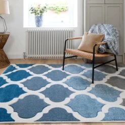 Fresh Trellis Blue Living Runner Rug -Kukoon Rugs Store Topaz 20carved 20soft 20living 20room 20rug 20 159 5B4 5D