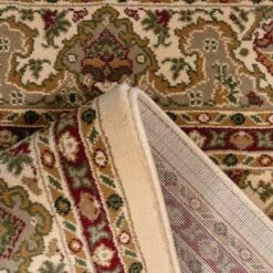 Traditional Cream Bordered Round Rug -Kukoon Rugs Store Traditional 20Bordered 20Area 20Rugs 20 1 5B3 5D