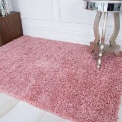 Blush Pink Shaggy Rug 9 Blush Pink Shaggy Rug -Kukoon Rugs Store Vancouver Blush Room zpstohnew3a
