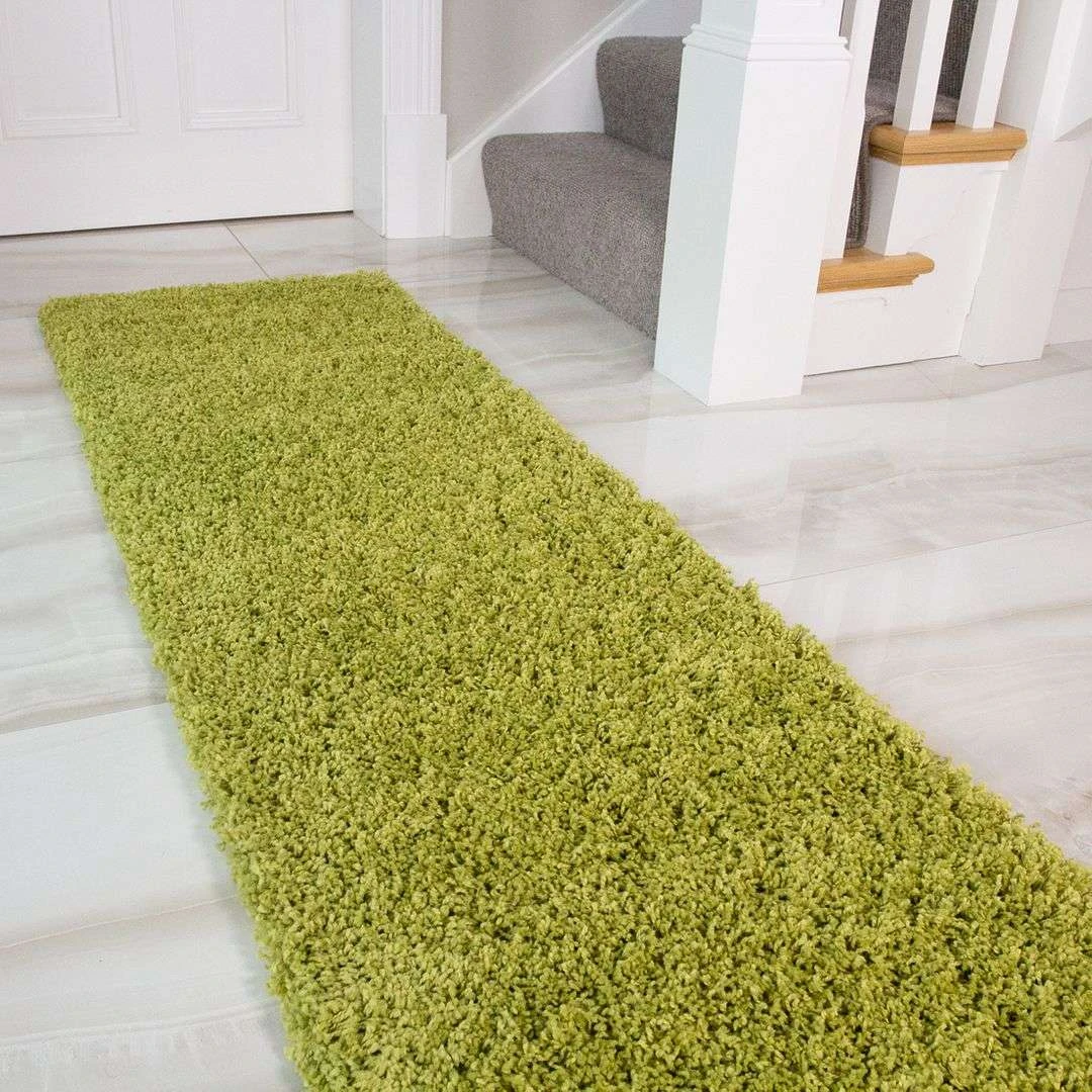 Fern Green Shaggy Rug 7 Fern Green Shaggy Rug - Image 5