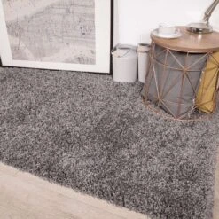 Grey Shaggy Rug -Kukoon Rugs Store Vancouver Grey Donnas 1 zpspelghlg6 5B2 5D
