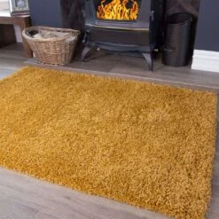 Soft Yellow Ochre Shaggy Rug 11 Soft Yellow Ochre Shaggy Rug -Kukoon Rugs Store Vancouver Ochre Donnas 1 zpsbp8tveb0 5B1 5D