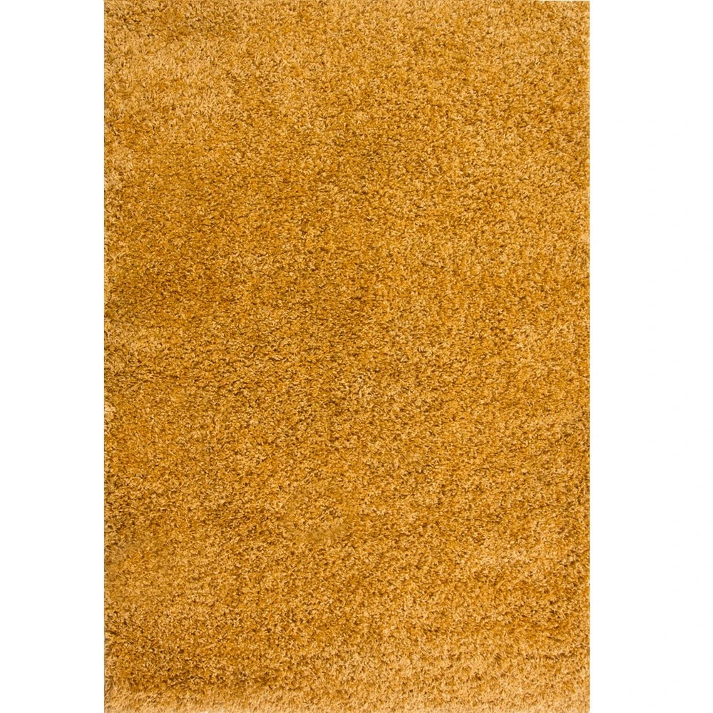 Soft Yellow Ochre Shaggy Rug 3 Soft Yellow Ochre Shaggy Rug
