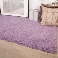 Violet Round Circle Shaggy Rug -Kukoon Rugs Store Vancouver Violet Donnas 1 zps4eqjuxp2 5B1 5D