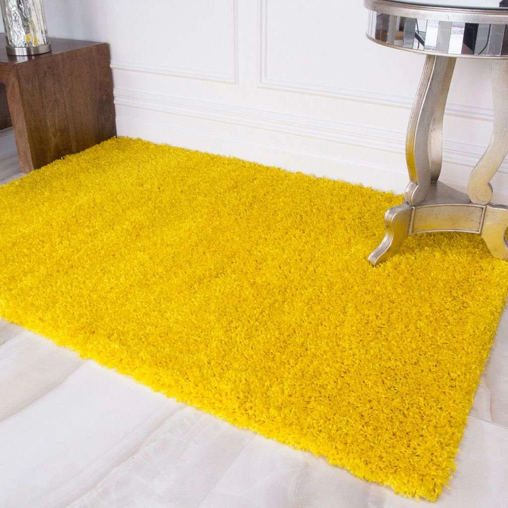Yellow Shaggy Rug 5 Yellow Shaggy Rug - Image 3