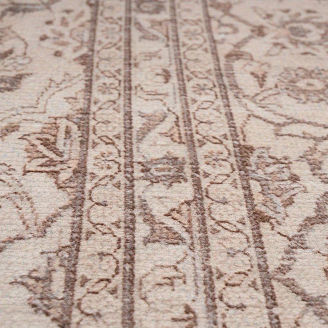 Soft Washable Cream Vintage Runner - Adeline 8 Soft Washable Cream Vintage Runner - Adeline - Image 6