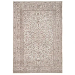 Soft Washable Cream Vintage Rug - Adeline