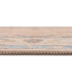 Soft Washable Vintage Multicolour Runner - Amelia -Kukoon Rugs Store Washable Amelia detail 03