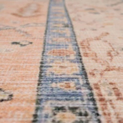 Soft Washable Multicolour Vintage Rug - Amelia -Kukoon Rugs Store Washable Amelia detail 11 1