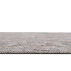 Soft Washable Blue Boho Runner - Clara -Kukoon Rugs Store Washable Clara detail 12 2