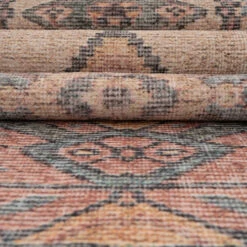 Soft Washable Moroccan Bathroom Mat - Coralie -Kukoon Rugs Store Washable Coralie detail 14 2