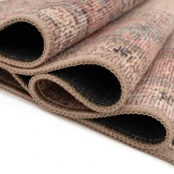 Soft Washable Moroccan Doormat - Coralie -Kukoon Rugs Store Washable Coralie detail 21 1