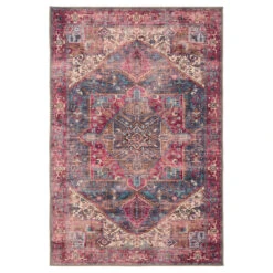 Soft Washable Multicolour Rug - Delphine