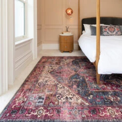 Soft Washable Multicolour Rug - Delphine -Kukoon Rugs Store Washable Delphine room web Bedroom L