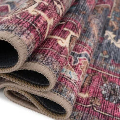 Soft Washable Multicolour Doormat - Delphine -Kukoon Rugs Store Washable Delphine detail 16 1