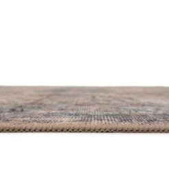 Soft Washable Blue Bathroom Mat - Dorothea -Kukoon Rugs Store Washable Dorothea detail 12