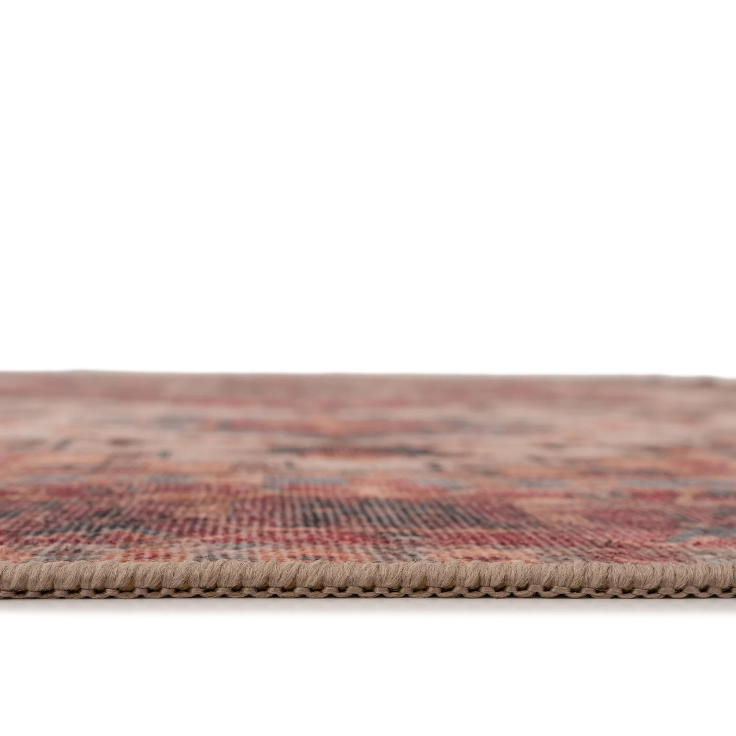 Soft Washable Red Antique Doormat - Eliza 7 Soft Washable Red Antique Doormat - Eliza - Image 5