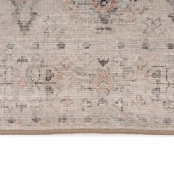 Soft Washable Cream Doormat - Elnora -Kukoon Rugs Store Washable Elnora detail 02